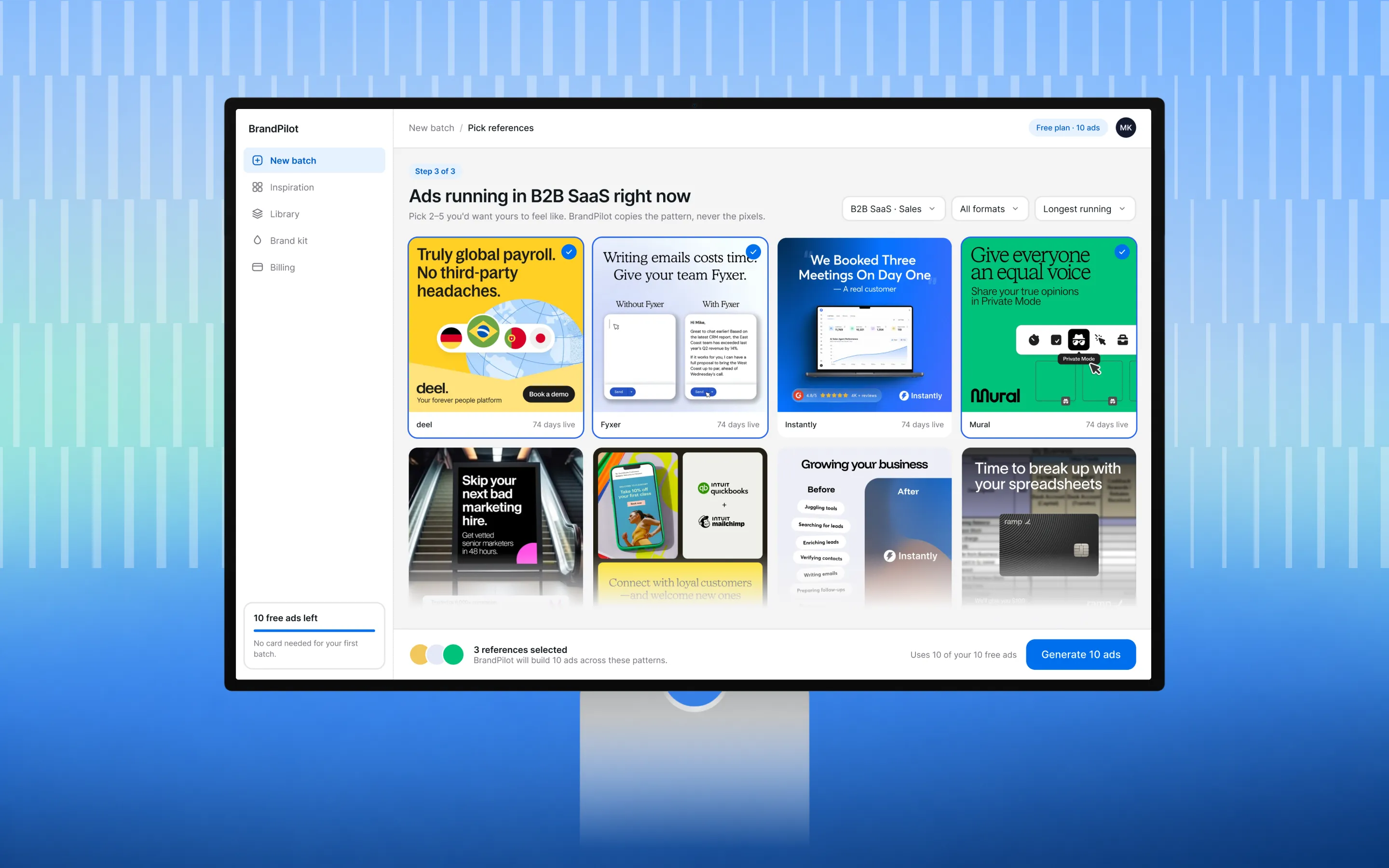 BrandPilot — Turning brand websites into on-brand Meta ads in minutes